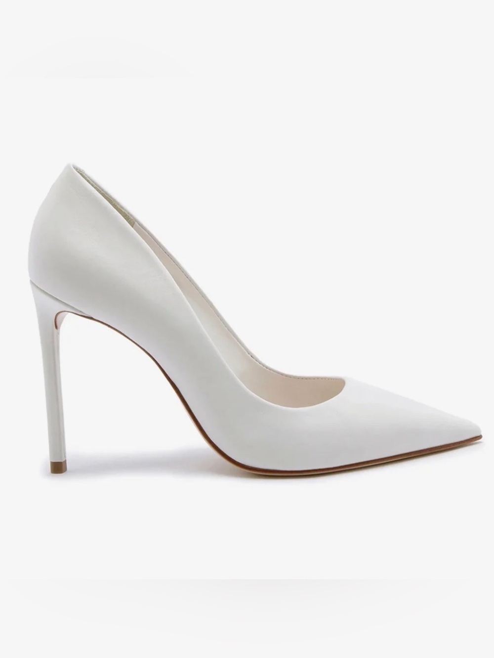 Lou pump Schutz- white heels